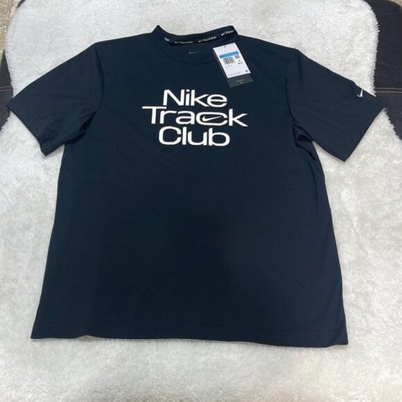 Nike Track Club Men's Dri-FIT Short-Sleeve Running Top - Picture 4 of 10